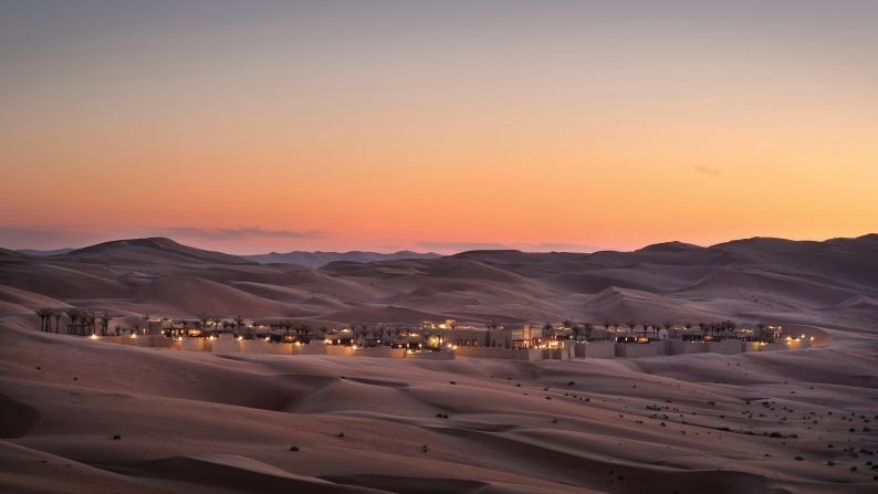 Abu Dhabi's Qasr Al Sarab Desert Resort: Perched on the edge of the Empty Quarter, the world's largest uninterrupted sand desert, the Qasr Al Sarab Resort offers guests the chance to explore one of the world's great wildernesses.