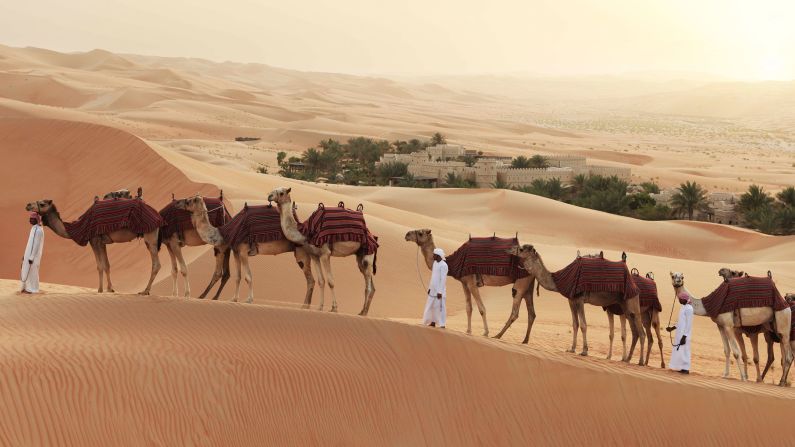 Camel treks: A more sedate and traditional option is camel-trekking around the dunes.